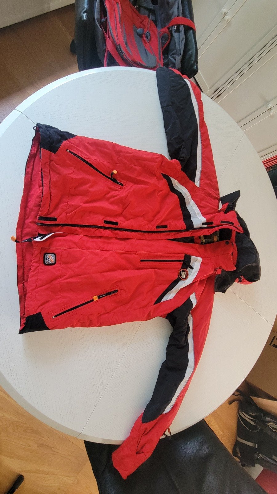 Icepeak ski-jas rood/zwart/wit - Maat 38/40, Icepeak, Maat 46/48 (XL) of groter, Ophalen of Verzenden, Jack