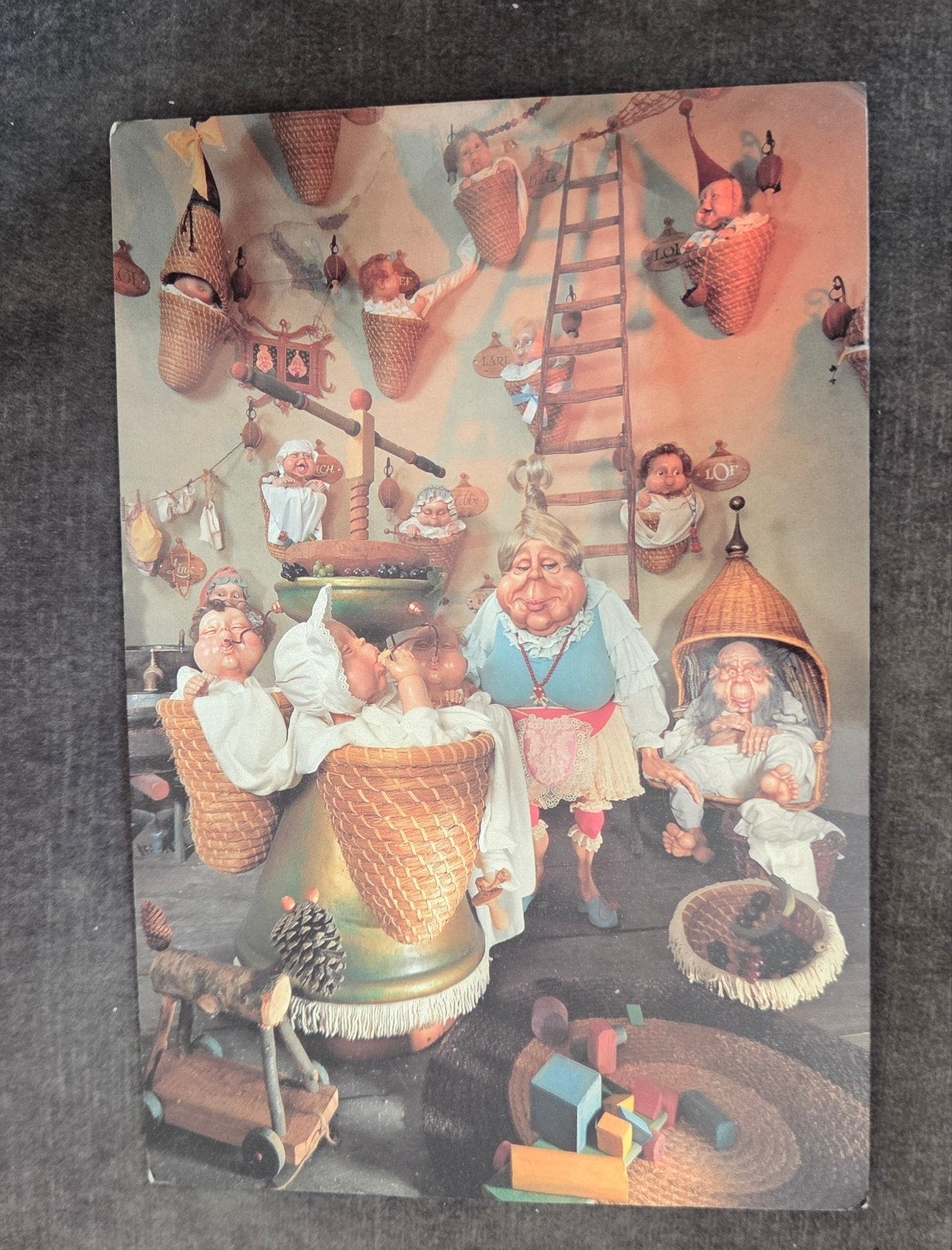 Efteling - Anton Pieck - Sprookjesbos Ansichtkaart, Verzenden, 1960 tot 1980, Gelopen, Kinderen