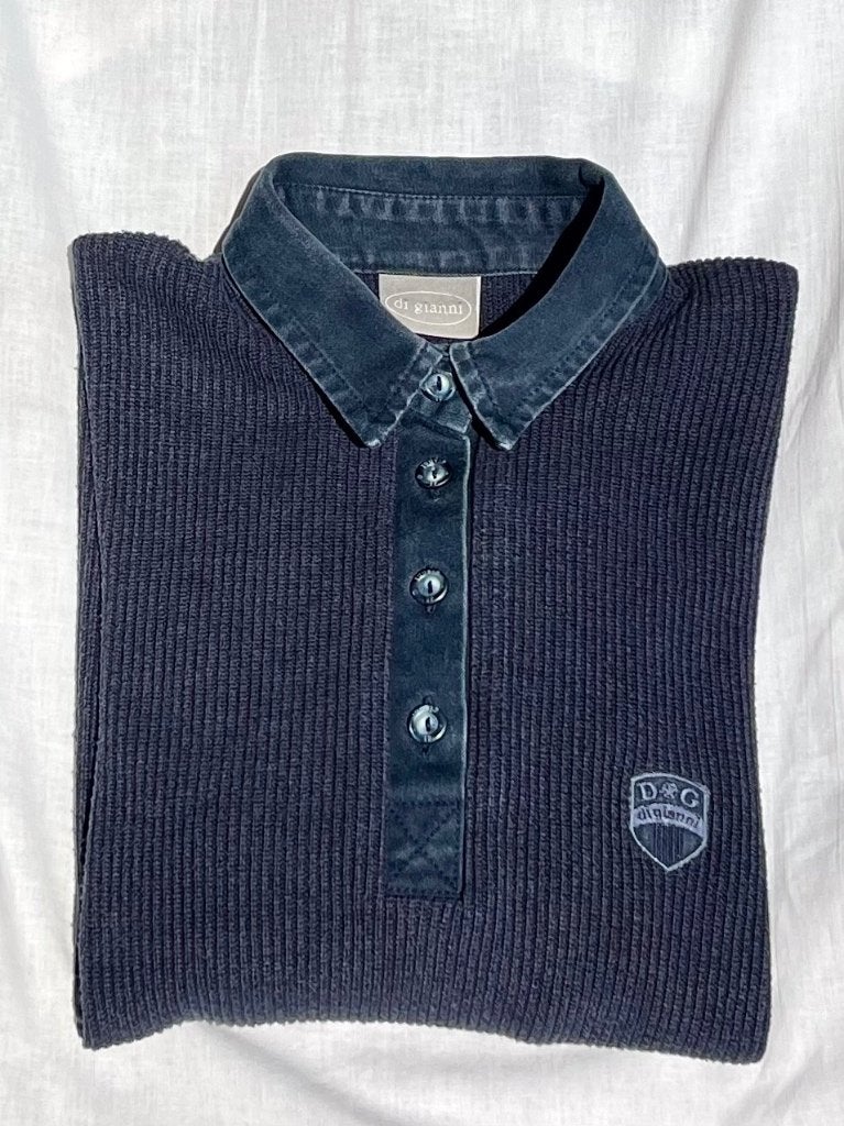 blauwe trui van Di Gianni, Kleding | Dames, Maat 38/40 (M), Blauw, Ophalen of Verzenden, Gedragen