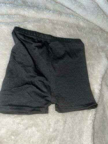 Zwarte undy broek broekje kort broekje zwart 122, Verzenden, Zo goed als nieuw, Meisje, Broek