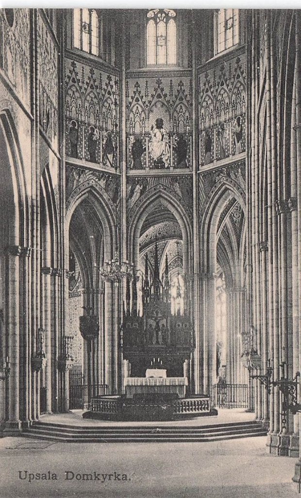 702-441-021 Upsala Domkyrka, Verzenden, Voor 1920, Overig Europa