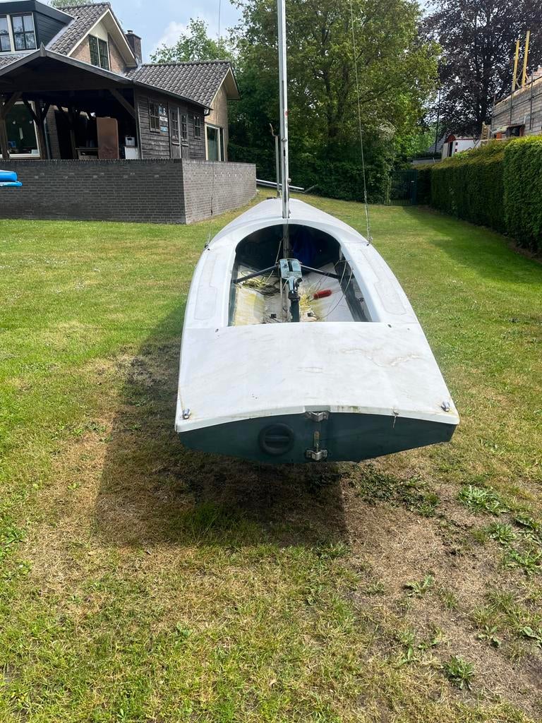 Gebruikte boot en trailer, Watersport en Boten, Boottrailers, Ophalen, Minder dan 1500 kg, Gebruikt, Open zeilboottrailer