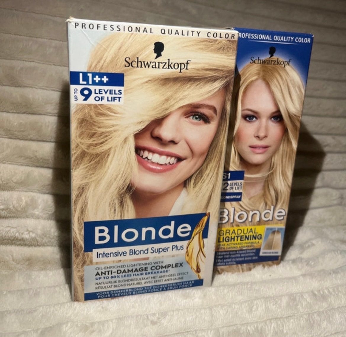 Schwarzkopf Blonde Haarverf: S1 Gradual & L1++ Intensive, Ophalen of Verzenden, Nieuw, Overige typen