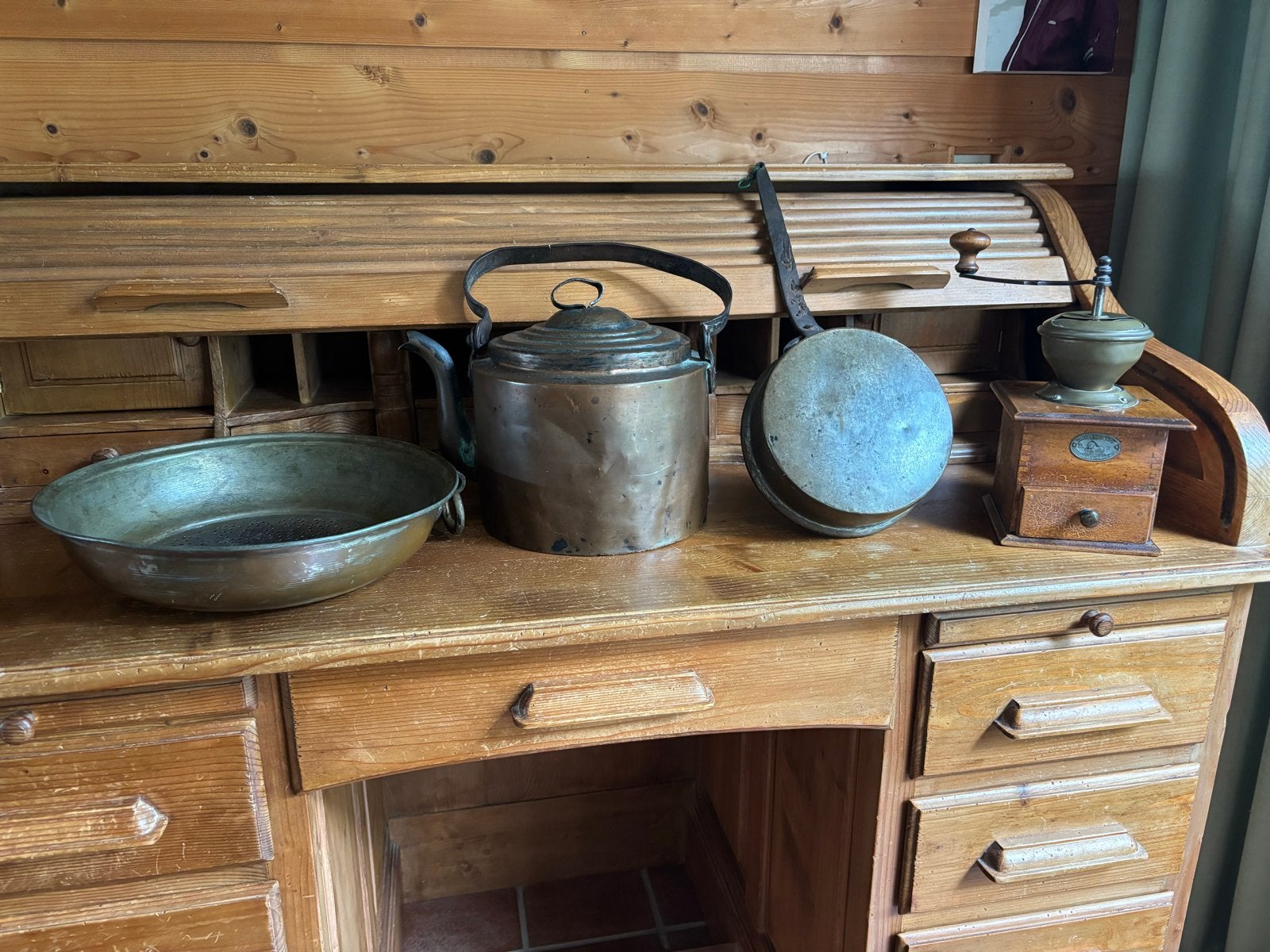 Vintage Koperen Items: Ketel, Pan en Schaal, Antiek en Kunst, Ophalen of Verzenden, Koper