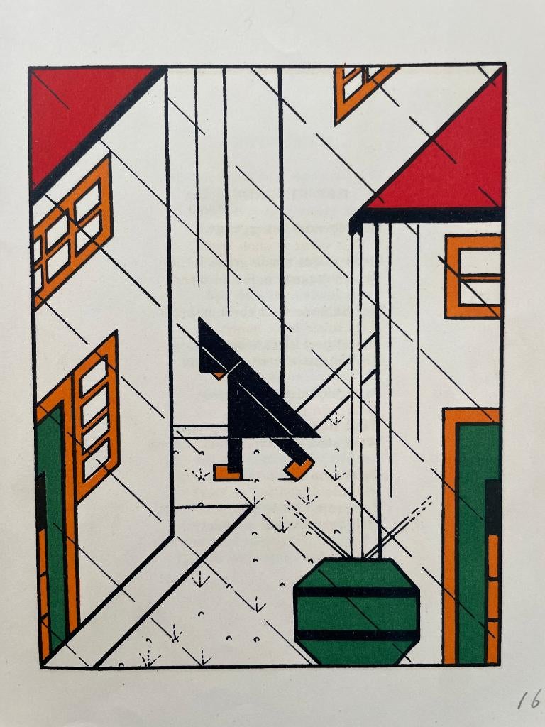 Lou Loeber, Gouden Vlinders, originele litho uit 1927. Nr.16, Ophalen of Verzenden