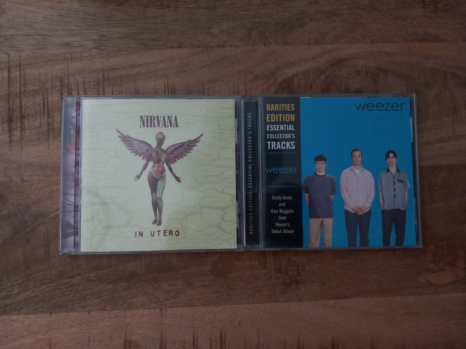 Nirvana - In Utero & Weezer - Rarities Edition CD's, Cd's en Dvd's, Ophalen of Verzenden, Zo goed als nieuw, Classic Rock