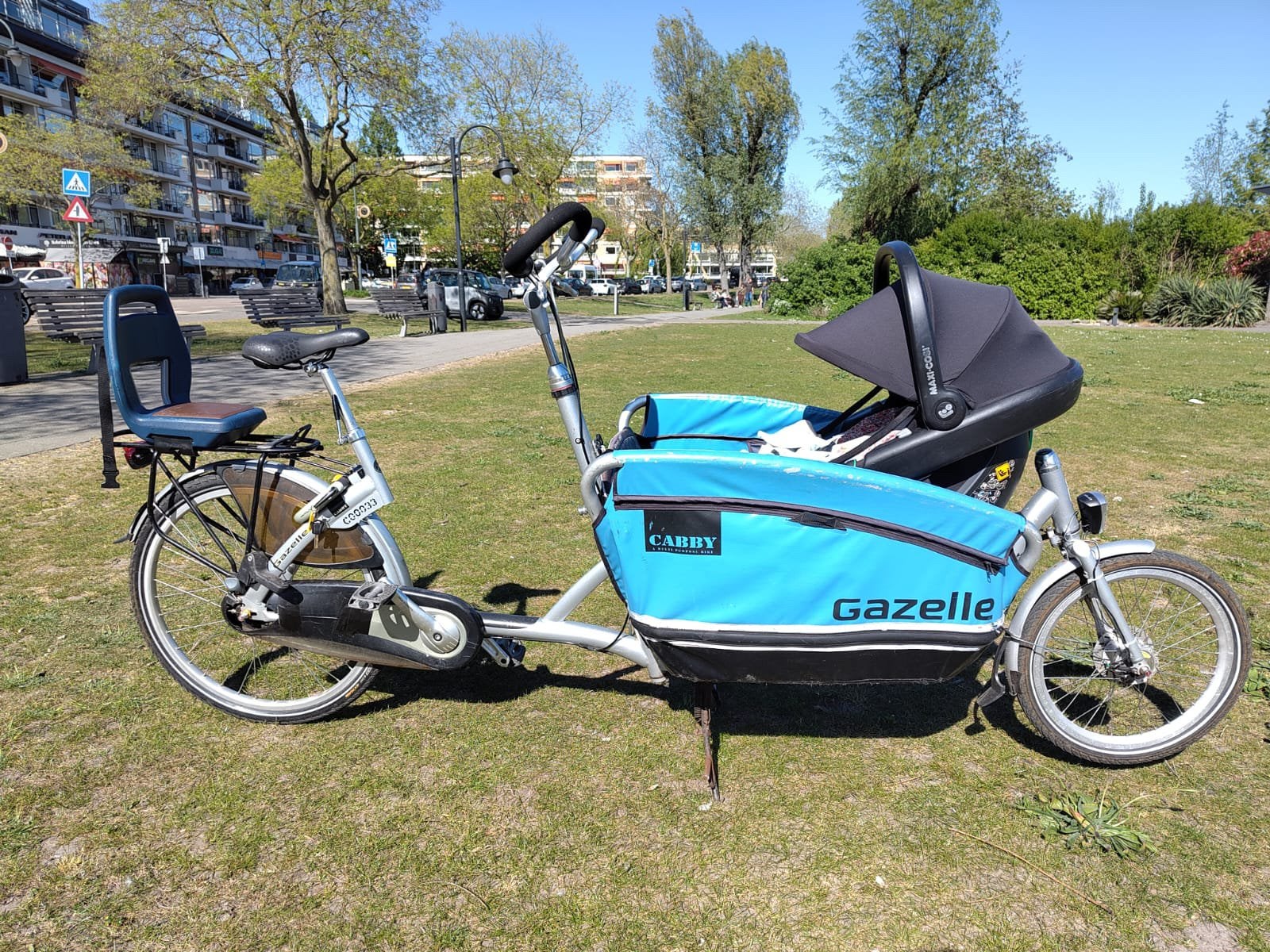 Bakfiets Gazelle Cabby, Ophalen, Gebruikt, Gazelle