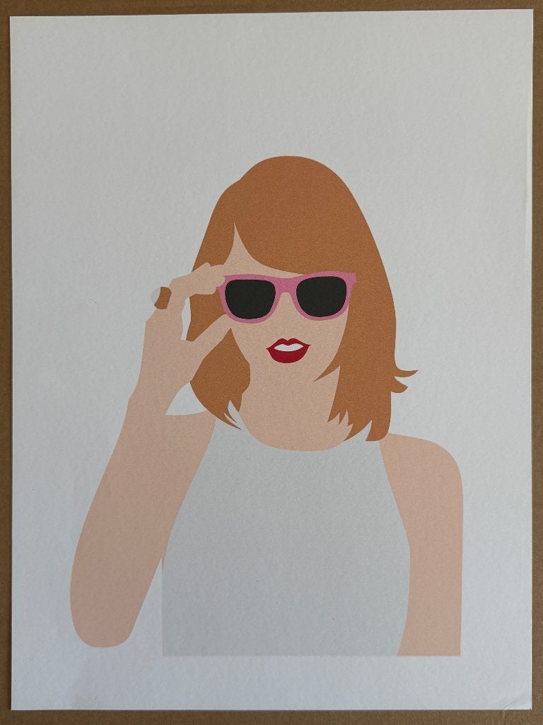 originele poster Taylor Swift, Rechthoekig Staand, Ophalen of Verzenden, Zo goed als nieuw, A1 t/m A3