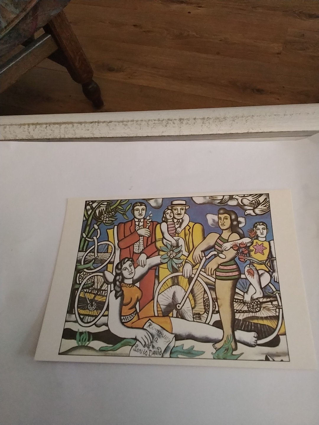 kaart Fernand Léger - De Vrije Tijd (Prent), Ophalen of Verzenden, 1940 tot 1960