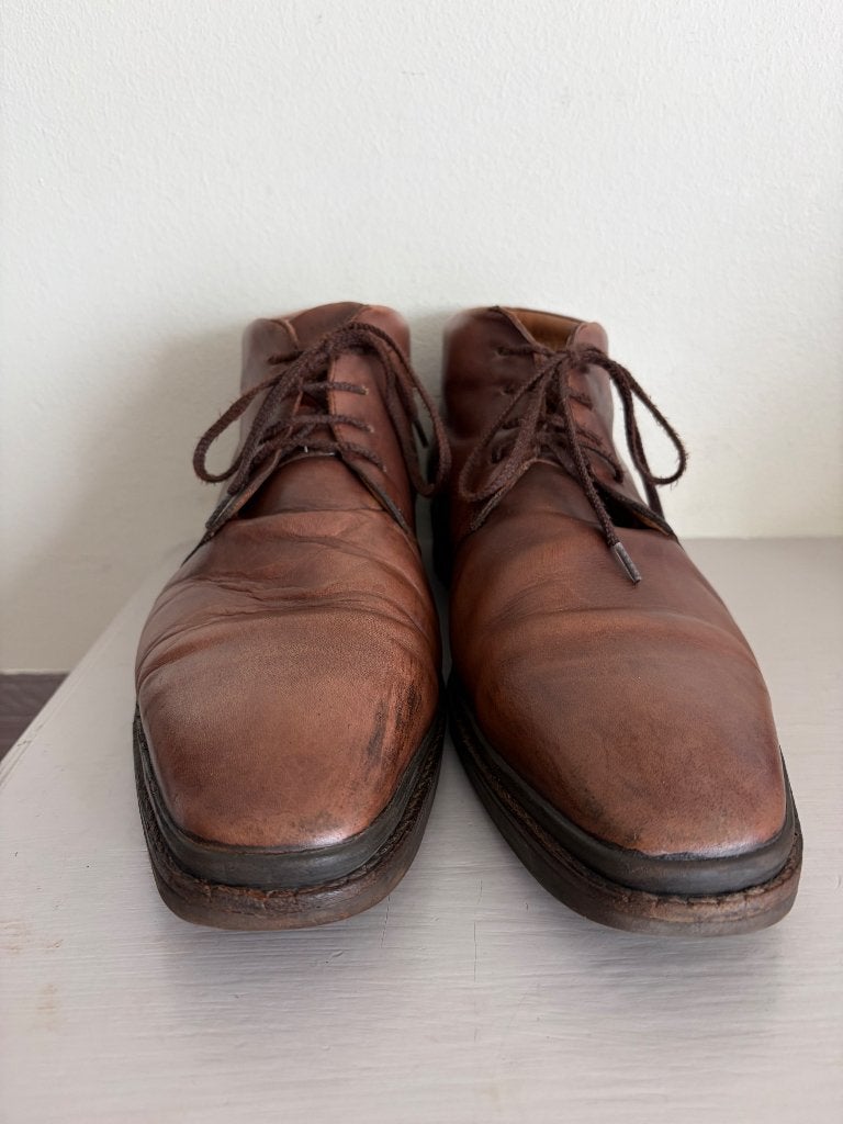Floris Van Bommel Crepi Heren Veterboots maat: 10 = 45, Bruin, Boots, Floris van Bommel, Ophalen of Verzenden
