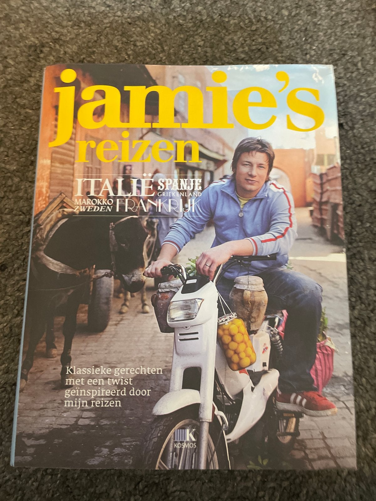 Jamie's Reizen - Kookboek van Jamie Oliver, Boeken, Voorgerechten en Soepen, Ophalen of Verzenden, Zo goed als nieuw, Europa