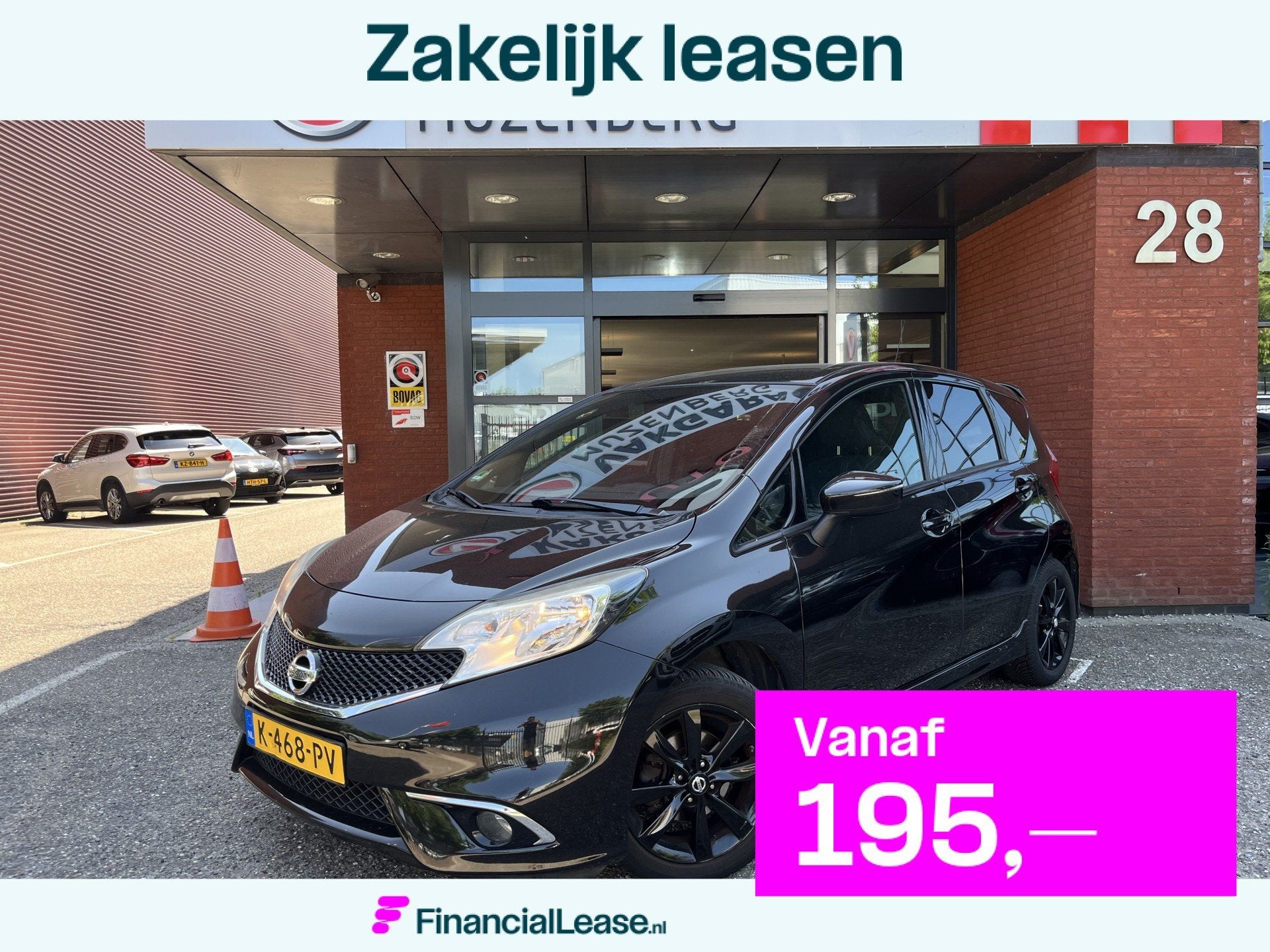 Nissan Note 1.2 DIG-S Black Edition // NAVI // CRUISE CONTRO, Stof, 1045 kg, 1198 cc, 98 pk