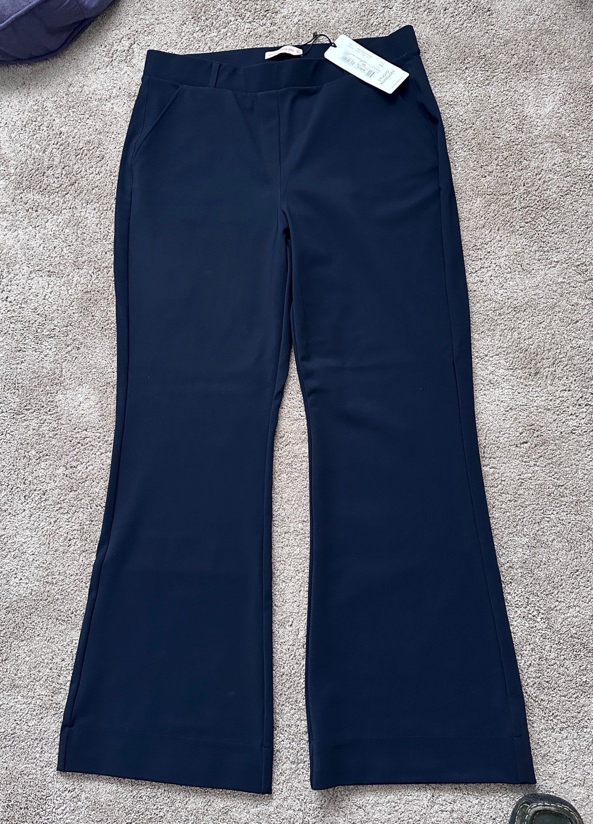 Studio Anneloes Flair bonded trousers d blauw XXL, Kleding | Dames, Broeken en Pantalons, Blauw, Maat 46/48 (XL) of groter, Nieuw
