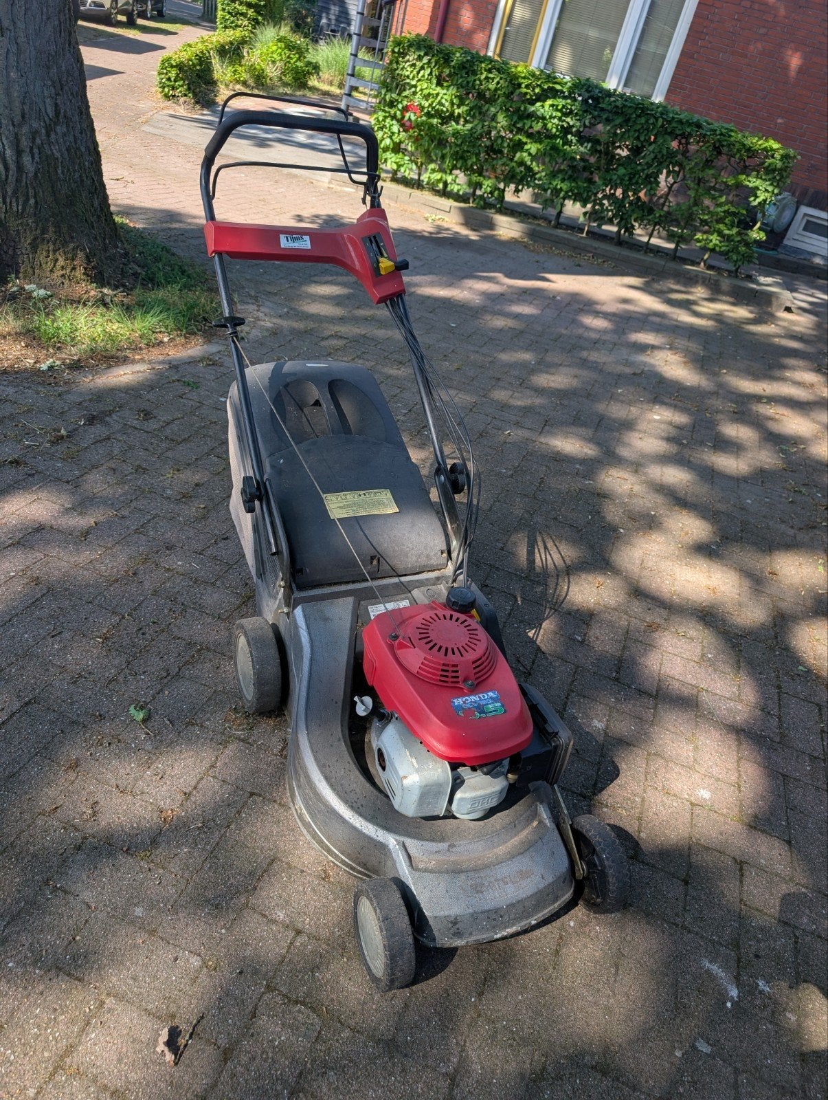 Honda GCV160 Benzine Grasmaaier met Opvangbak, Tuin en Terras, Grasmaaiers, Ophalen, Cirkelmaaier, Honda, Gebruikt
