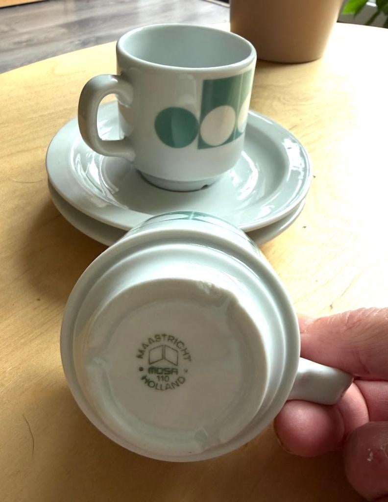 mosa espressokopjes, Overige materialen, Ophalen of Verzenden, Zo goed als nieuw, Overige stijlen