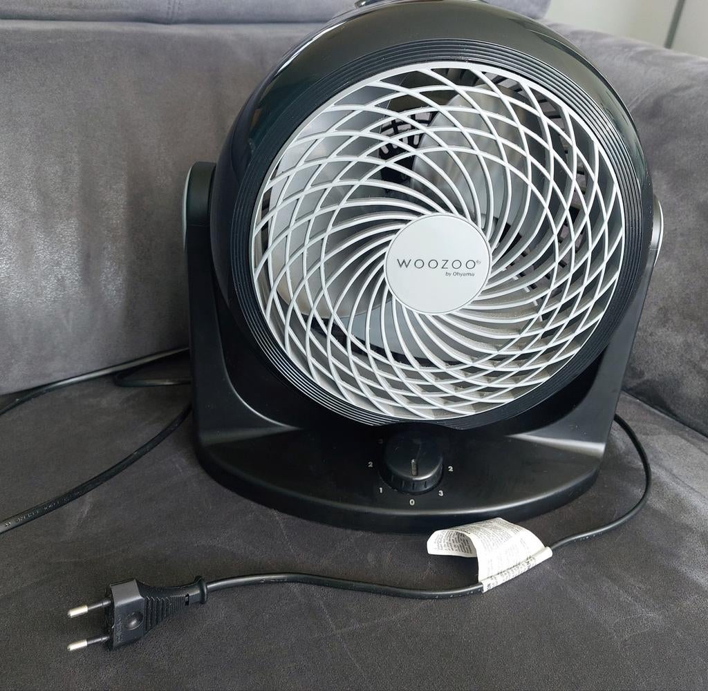 Tafelventilator met 3 standen, Ophalen of Verzenden, Zo goed als nieuw, Tafelventilator