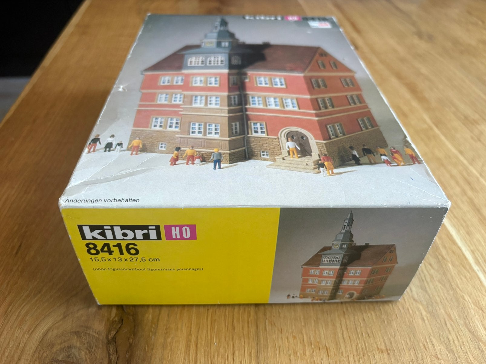 Kibri H0 8416 Raadhuis bouwpakket, Ophalen of Verzenden, Zo goed als nieuw, 1:50 of kleiner, Diorama