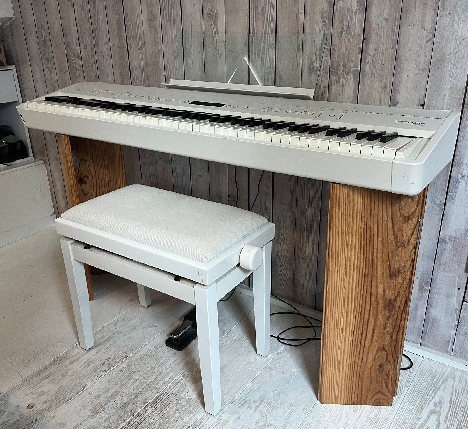 Roland FP-90 digitale piano, Ophalen, Wit, Digitaal, Zo goed als nieuw