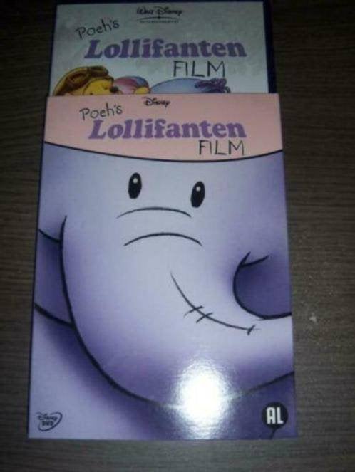Disney Poeh's Lollifanten Film met schuifhoes in nieuwstaat, Tekenfilm, Verzenden, Nederlands, Nederlands