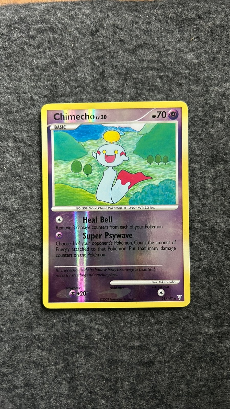 Chimecho Lv.30 21/147 SV21, Ophalen of Verzenden, Zo goed als nieuw
