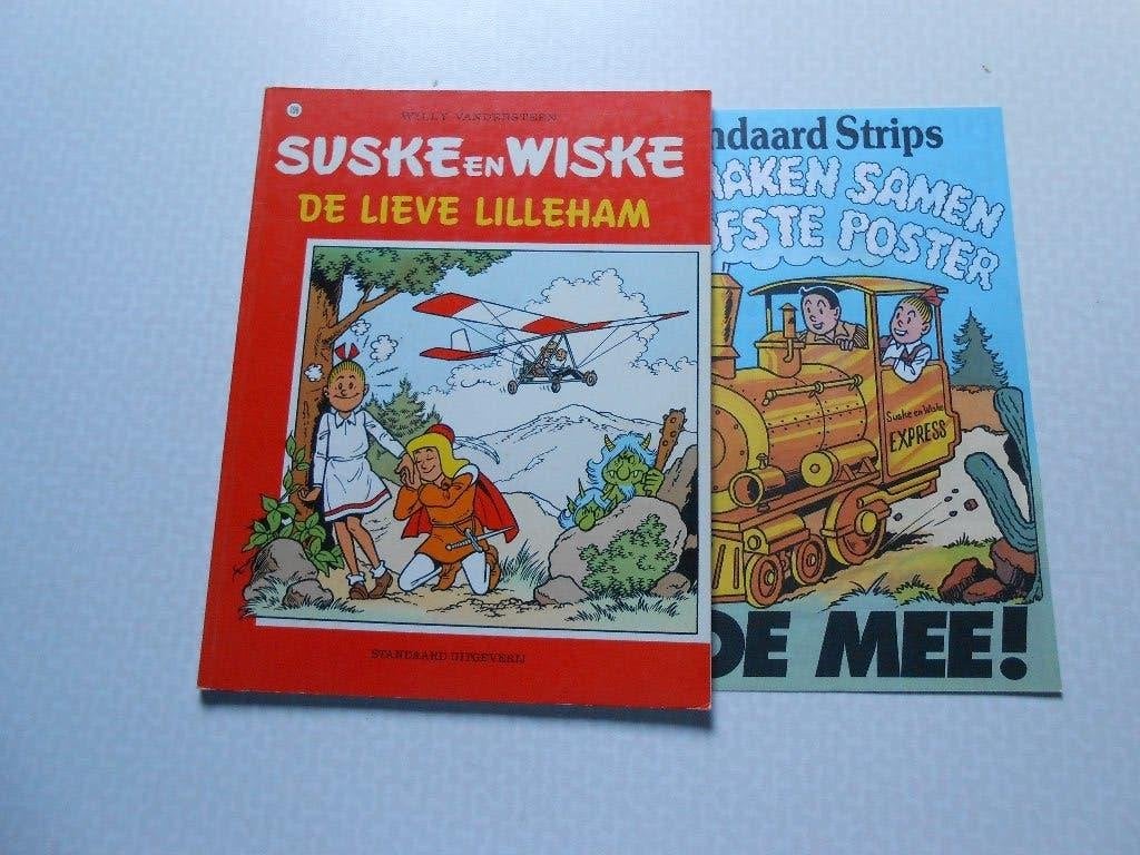 suske en wiske 198 De lieve Lilleham 1984 1 ste druk bijlage, Willy Vandersteen, Eén stripboek, Ophalen of Verzenden, Zo goed als nieuw