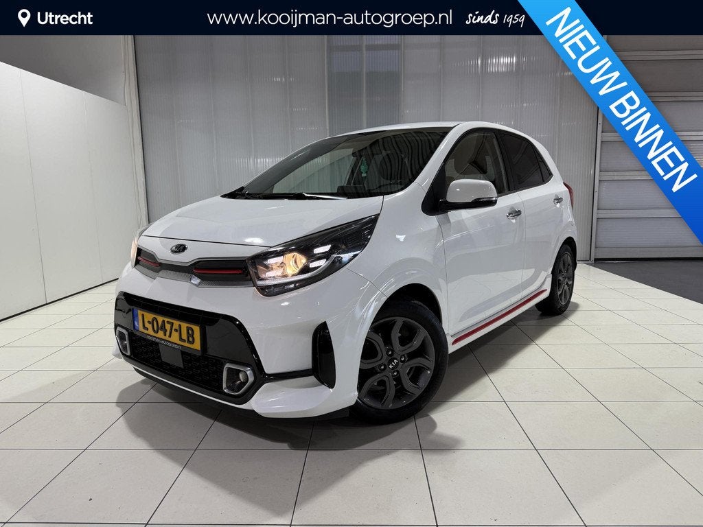 Kia Picanto 1.0 DPi GT-Line AUTOMAAT, Apple Carplay/Android, Auto's, Kia, 877 kg, Gebruikt, 4 stoelen, Automatische klimaatregeling