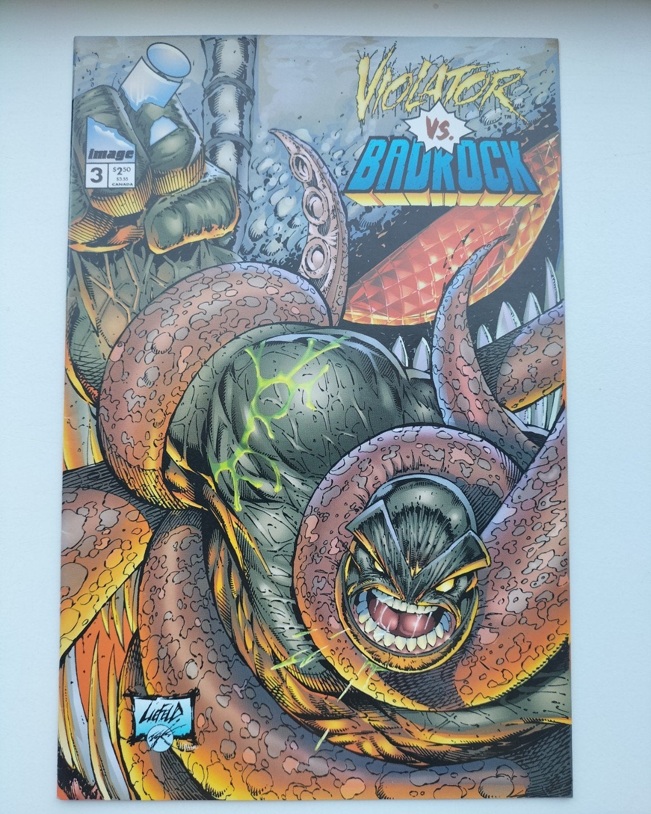 Violator vs. Badrock #3 - Image Comics (1995), Boeken, Stripboeken, Zo goed als nieuw, Eén stripboek, Ophalen of Verzenden