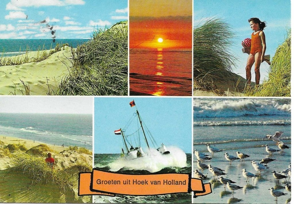 Hoek van Holland- -6-luik., Ophalen of Verzenden, 1960 tot 1980, Gelopen, Zuid-Holland