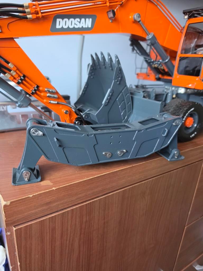 Lesu ET30H Hydraulische Steunpoten voor RC Graafmachine, Ophalen of Verzenden