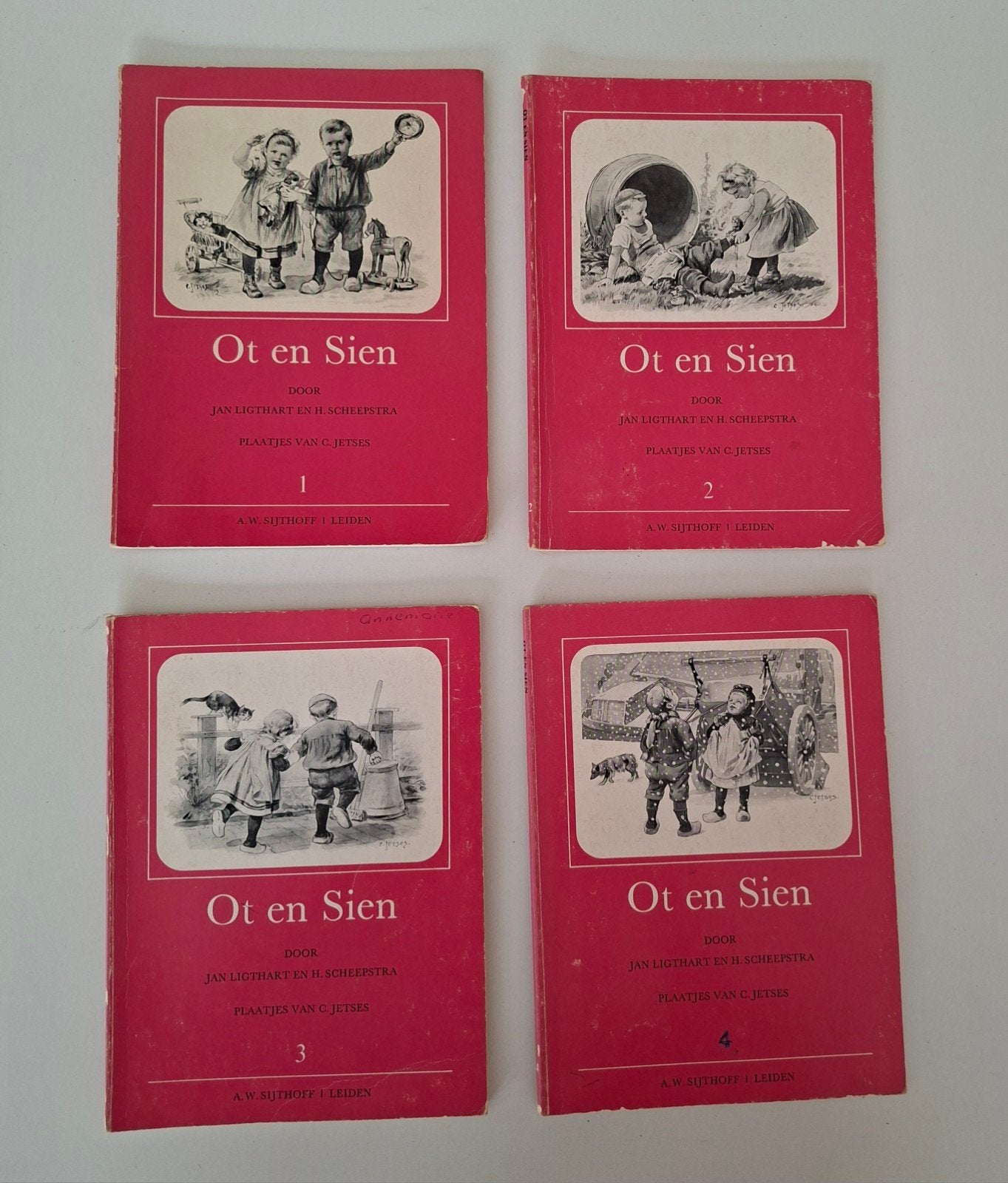 Ot en Sien - Complete set van 4 delen (J. Ligthart), Ophalen of Verzenden
