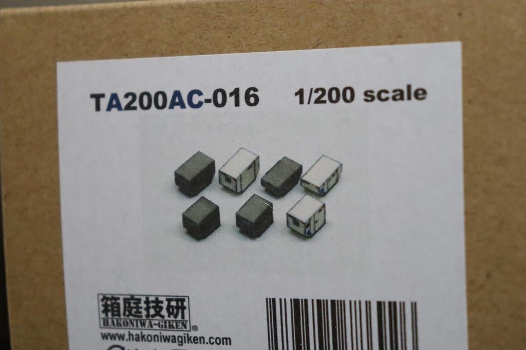 Hakinowa Giken Airport Accessoires - Cargo Containers 1/200, Ophalen of Verzenden, Zo goed als nieuw, Schaalmodel