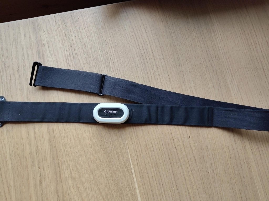 Garmin HRM plus hartslagmeter, Ophalen of Verzenden, Zo goed als nieuw, Garmin, Met loopsnelheid