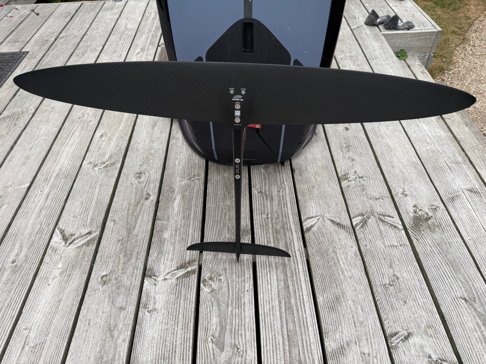 Axis Spitfire 1180 en stab 400 65 en fuselage black, Ophalen of Verzenden, Zo goed als nieuw, Wingsurf-hydrofoil