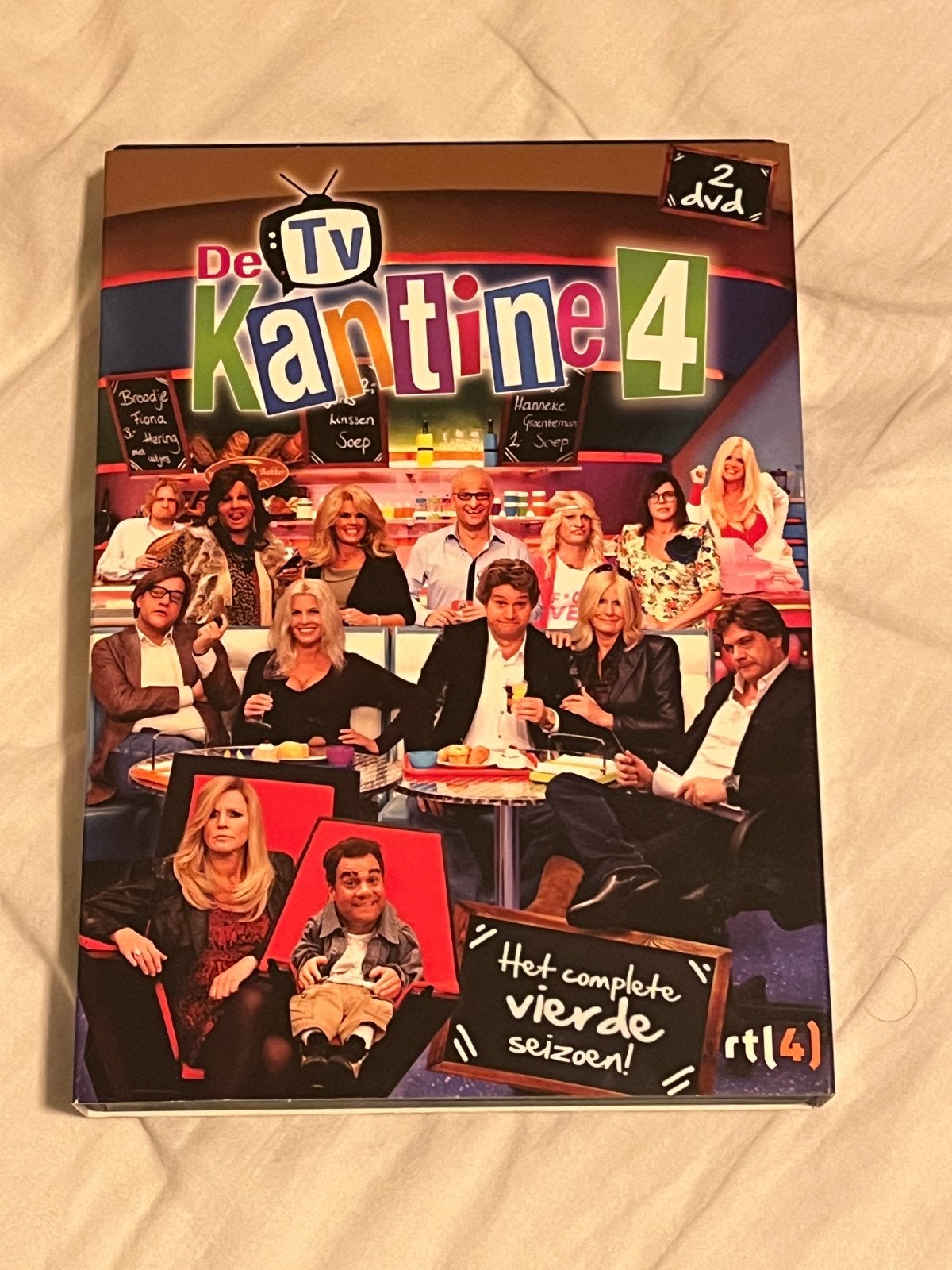 De TV Kantine 4 - Het complete vierde seizoen op 2 DVD's, Alle leeftijden, Ophalen of Verzenden, Zo goed als nieuw, Komedie