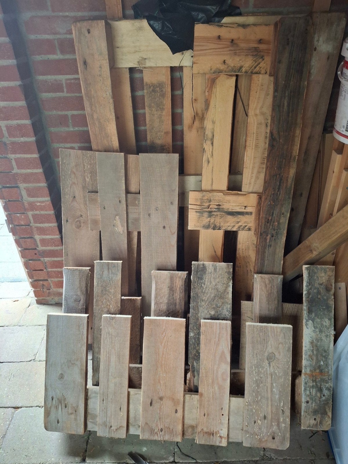 oude pallets. (brandhout), Minder dan 3 m³, Ophalen