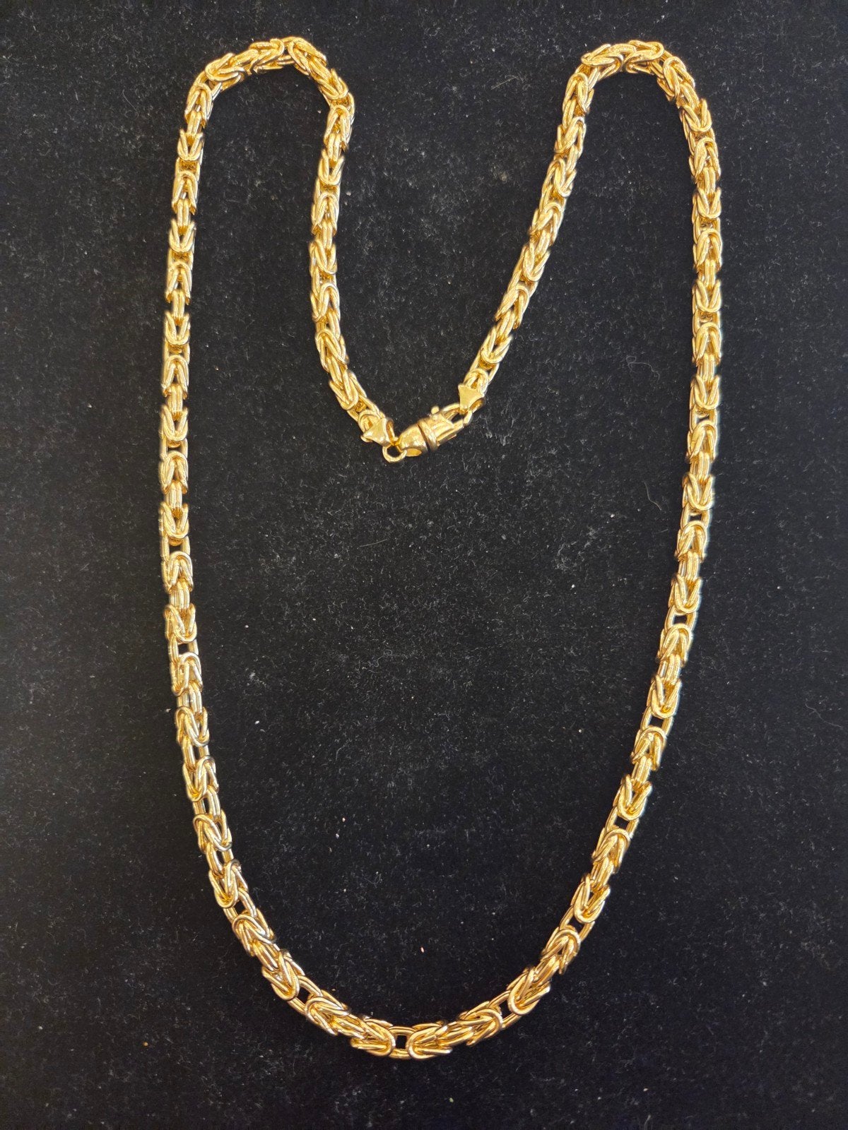 14 k gouden koningsketting 34,8 gram 66 cm, Ophalen of Verzenden, Nieuw, Goud, Goud