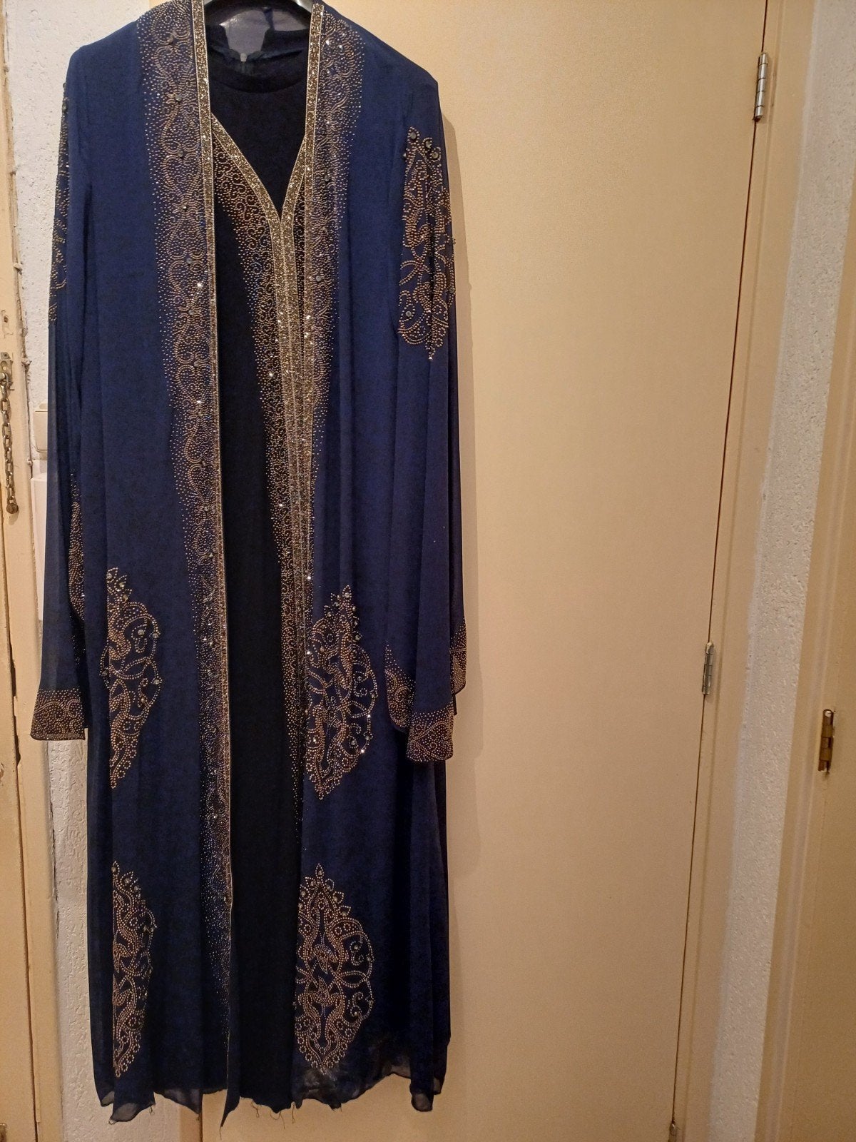 Galajurk /abiye maat 54, Kleding | Dames, Galajurk, Blauw, Maat 46/48 (XL) of groter, Ophalen of Verzenden