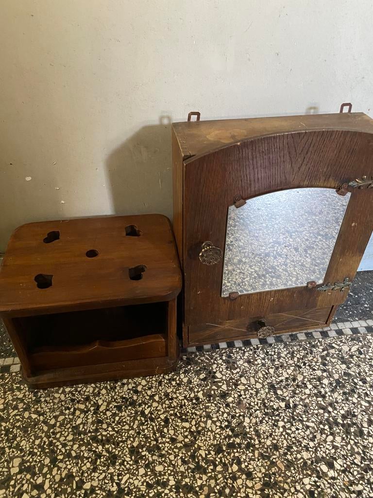 Meubeltjes vintage, Antiek en Kunst, Ophalen, Rechthoekig, Minder dan 50 cm