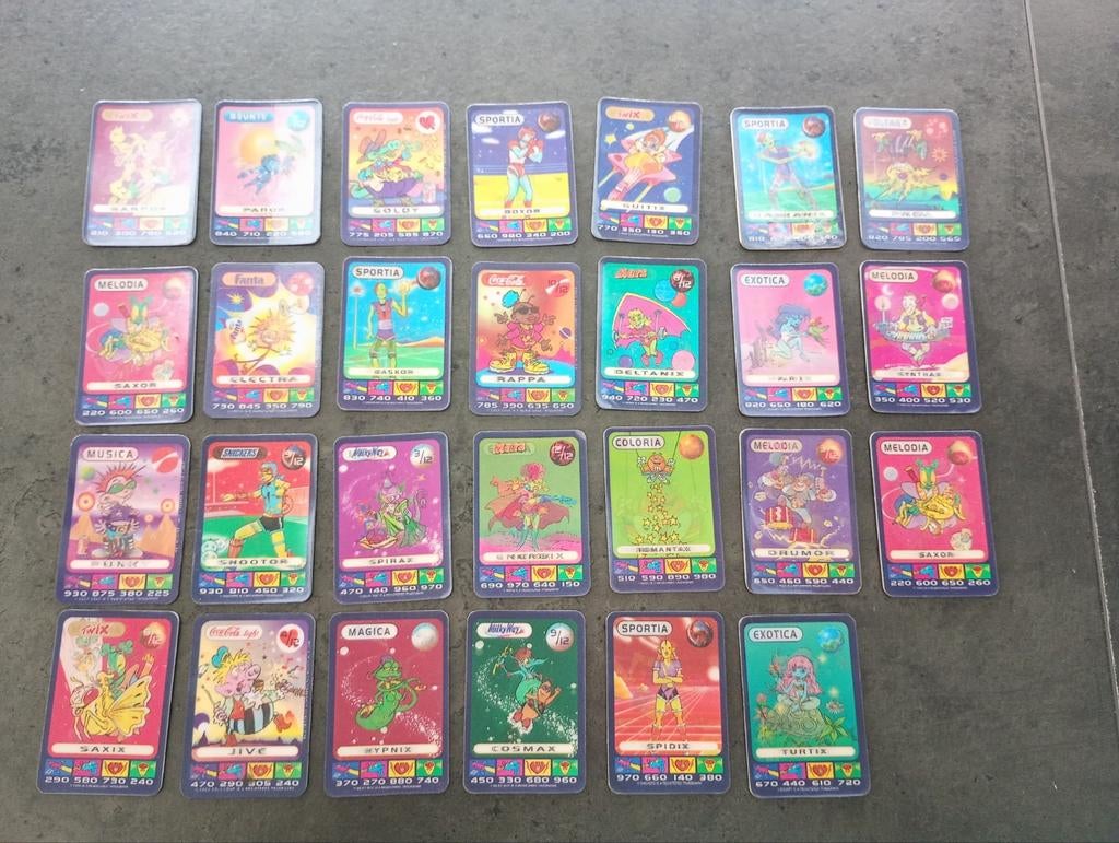 Spacix 3D kaartjes uit 1996 27stuks, Verzamelen, Ophalen