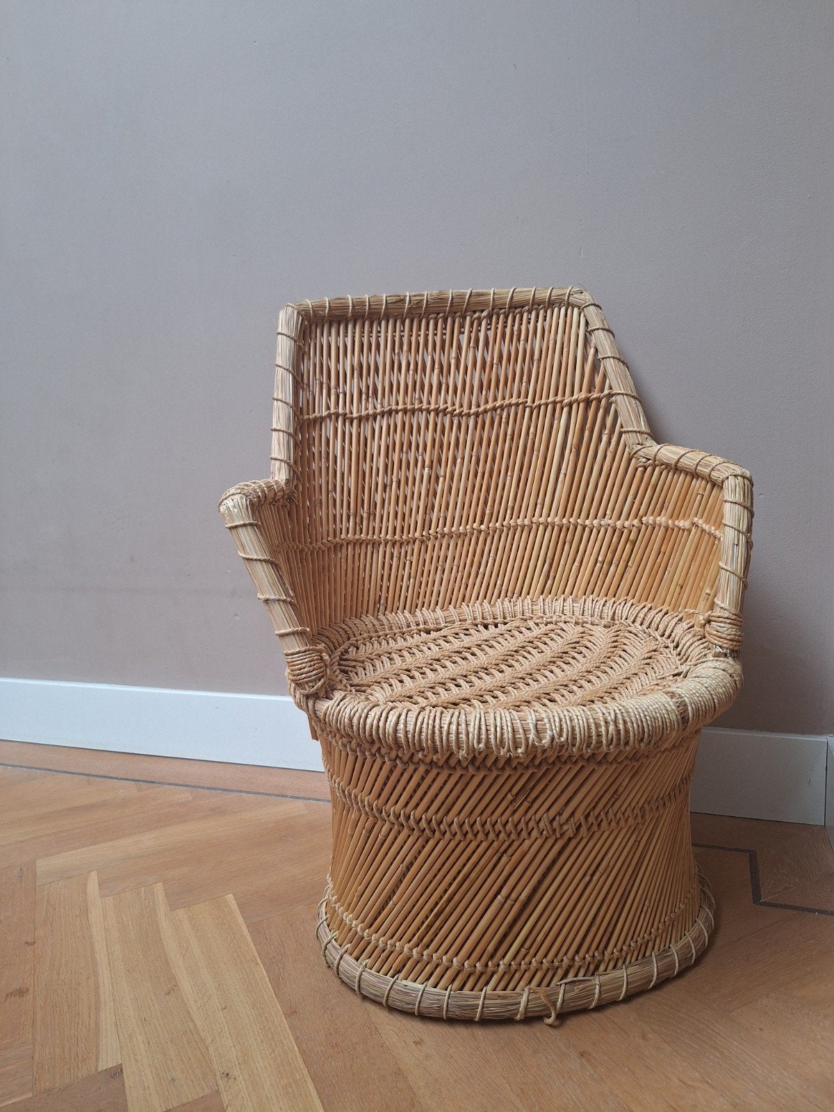 Rotan kinder fauteuil, Ophalen, Zo goed als nieuw, Stoel(en)