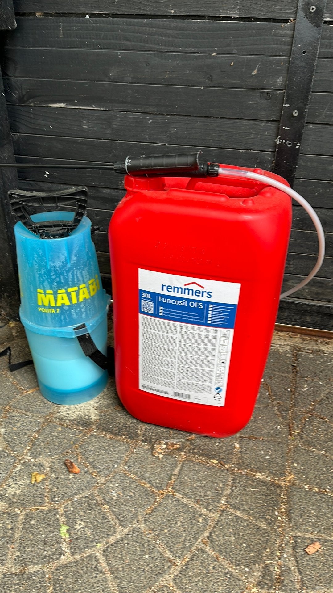 Beton impregneermiddel Remmers Funcosil OFS incl drukspuit, 20 liter of meer, Ophalen, Nieuw, Overige kleuren