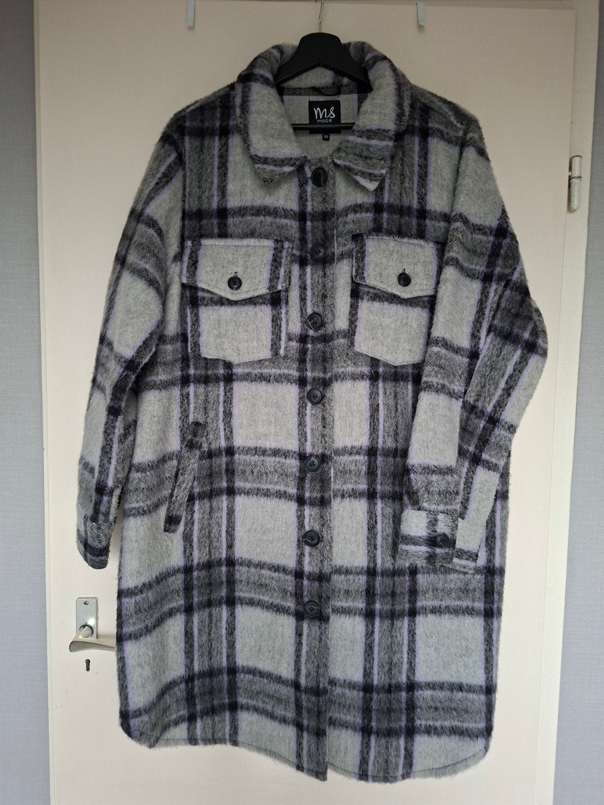 Geruite shacket van MS Mode, maat 50, Maat 46/48 (XL) of groter, Ophalen of Verzenden, Zo goed als nieuw, MS Mode