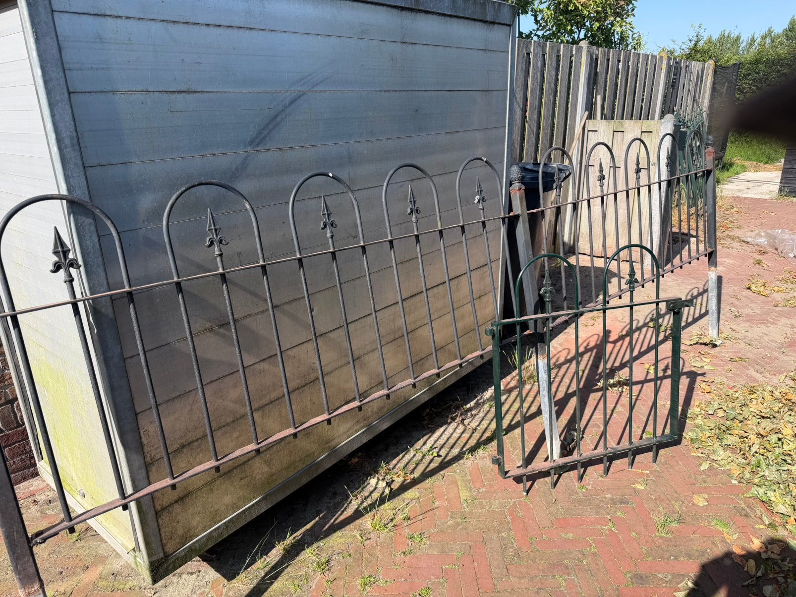 Mooi tuin hek met poort 70€, Tuin en Terras, Met poort, Ophalen of Verzenden, Zo goed als nieuw, Tuinhek