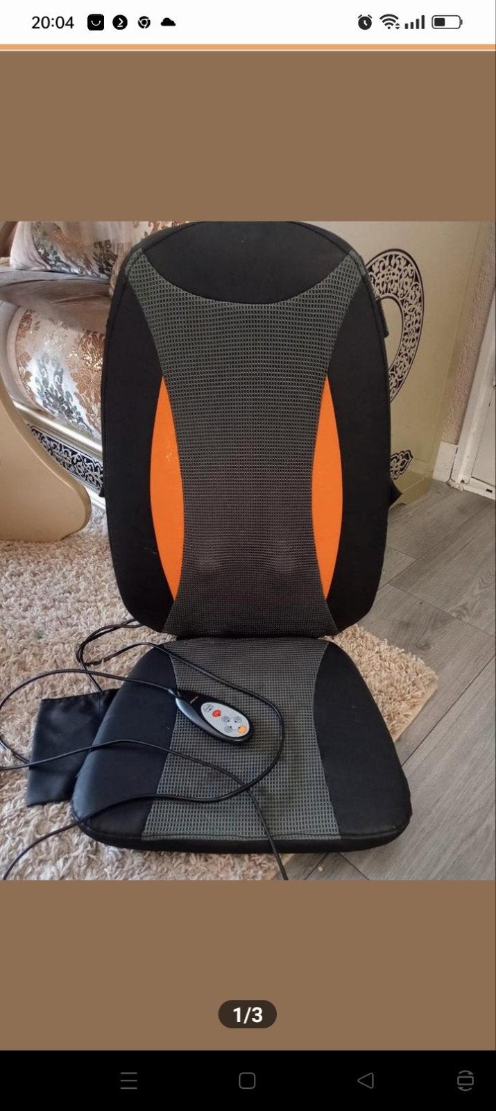 medisana massage stoel,massage kussen, Sport en Fitness, Ophalen of Verzenden, Zo goed als nieuw, Massagestoel of Kussen