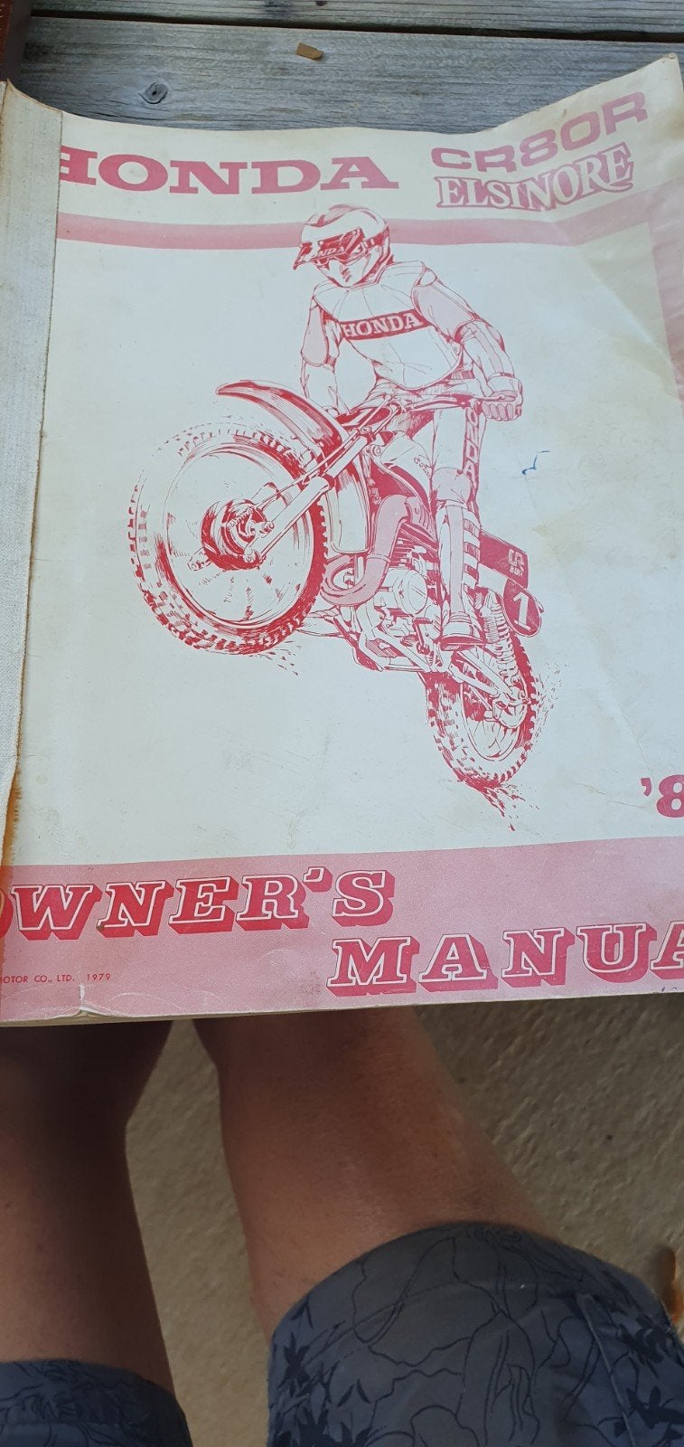 honda cr80r elsinore owners manual, Ophalen of Verzenden