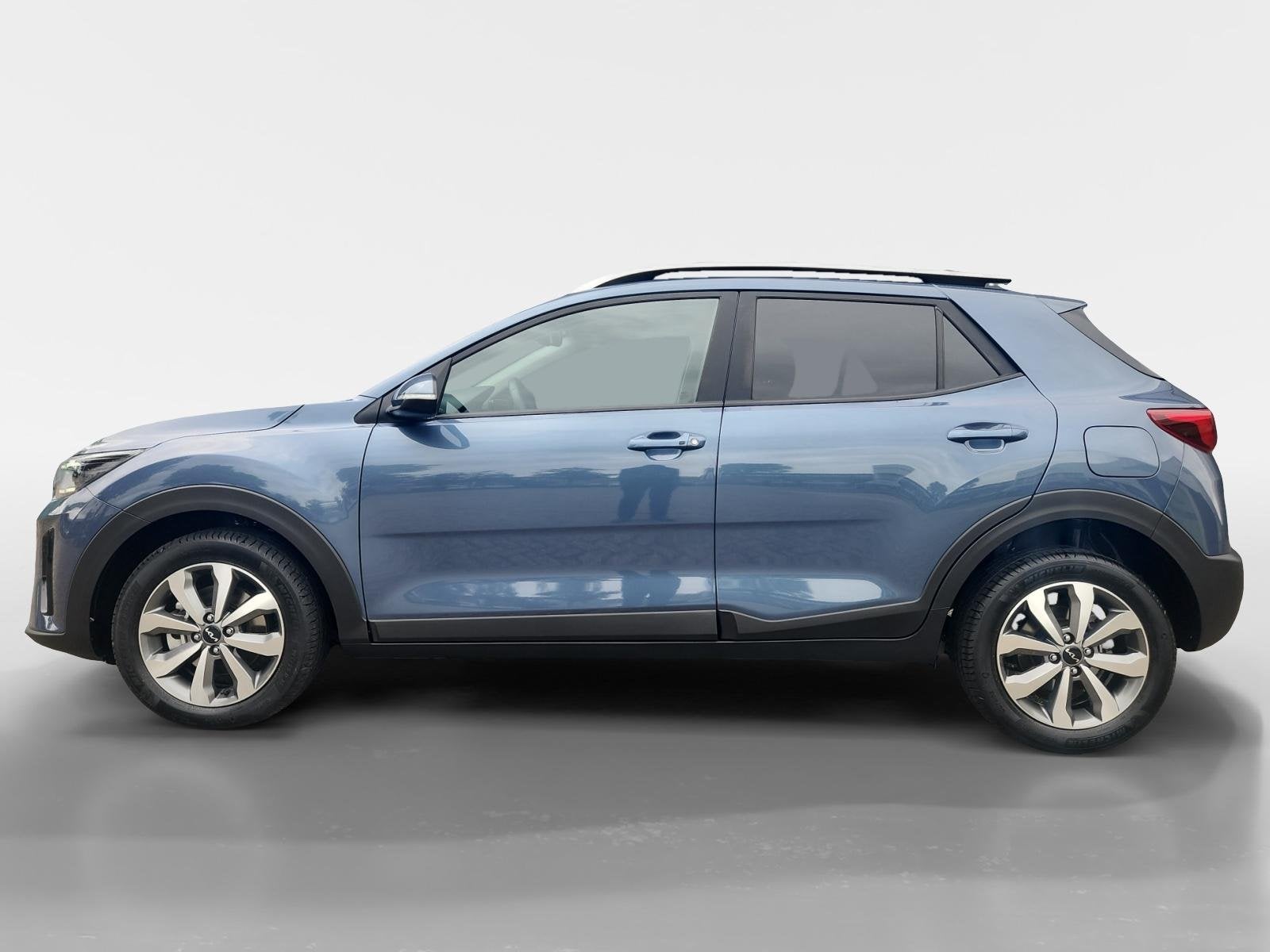 Kia Stonic 1.0 T-GDi MHEV DynamicPlusLine | Camera | Navi |, Auto's, Voorwielaandrijving, 12 maanden, Euro 6, Blauw