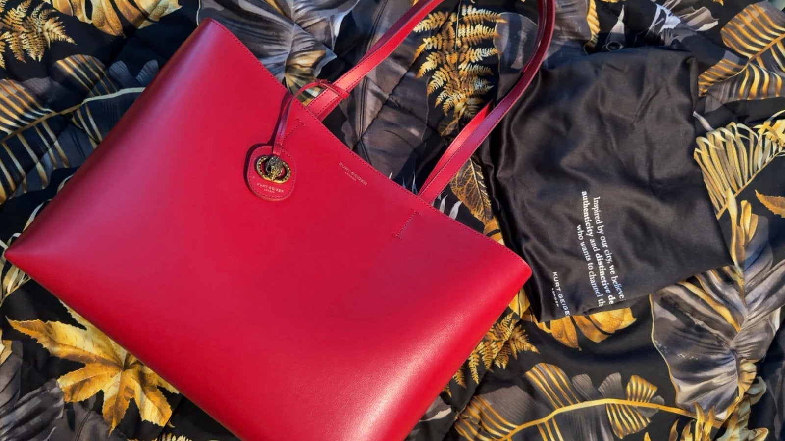 Kurt Geiger rode shopper - Zo goed als nieuw, Ophalen of Verzenden, Zo goed als nieuw, Rood, Shopper