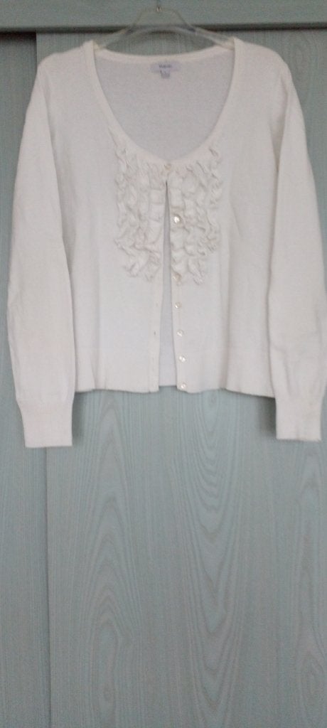 wit vest € 5.50, Ophalen of Verzenden, Zo goed als nieuw, Maat 42/44 (L), Wit