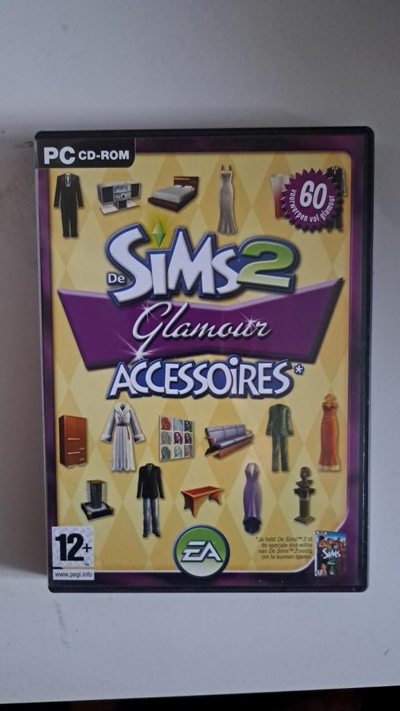 De Sims 2 Glamour Accessoires PC CD-ROM, Gebruikt, 1 speler, Ophalen of Verzenden, Vanaf 12 jaar