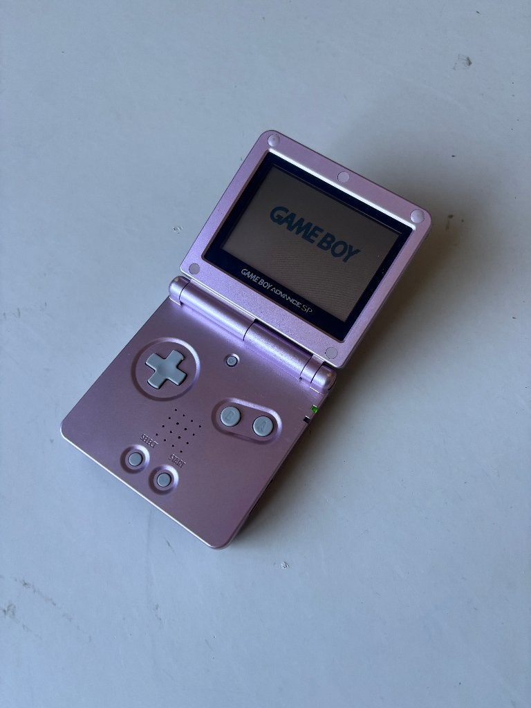 Gameboy Advance SP Roze - zonder accu!, Verzenden, Gebruikt, Game Boy Advance SP